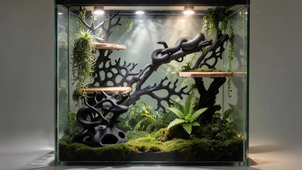 森林洞穴 Habitat 玉米蛇 Habitat 预制方案